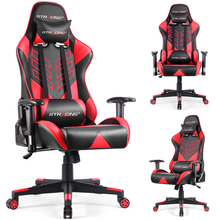 GTRACING ゲーミングチェア オフィスチェア デスクチェア ゲーム用チェア 超美品！ GTRACING GT007-WHITE ゲーミングチェア